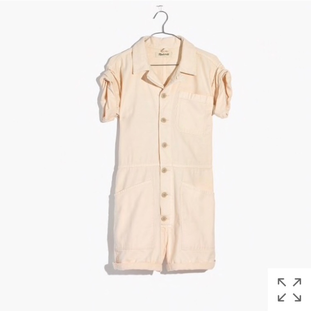 Madewell x as ever short coverall Med